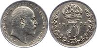 Großbritannien Threepence Edward VII. 1901-1910. -