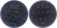 Mecklenburg-Schwerin Pfennig Friedrich Franz I. 1785-1837. -