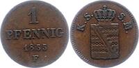 Sachsen-Albertinische Linie Pfennig Johann 1854-1873. -