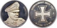 Personenmedaillen Silbermedaille Udet, Ernst *1896, +1941, Jagdflieger des 1. Weltkrieges, 1938 Generalluftzeugmeister. -