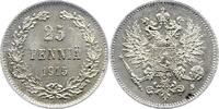 Finnland 25 Penniä 1 Nikolaus II. von Russland 1894-1917. -