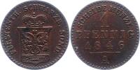 Schwarzburg-Sondershausen Pfennig Günther Friedrich Karl II. 1835-1880. -