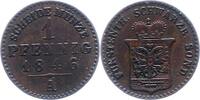 Schwarzburg-Sondershausen Pfennig Günther Friedrich Karl II. 1835-1880. -