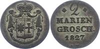 Waldeck 2 Mariengroschen Georg Heinrich 1813-1845. -