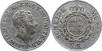 Württemberg 6 Kreuzer Wilhelm I. 1816-1864. -