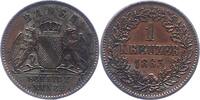 Baden-Durlach Kreuzer Friedrich I. 1852-1907. -