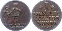 Braunschweig-Calenberg-Hannover Pfennig Georg I. 1714-1727. -