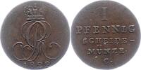 Braunschweig-Calenberg-Hannover 1 Pfennig Georg IV. 1820-1830. -