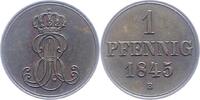 Braunschweig-Calenberg-Hannover 1 Pfennig Ernst August 1837-1851. -