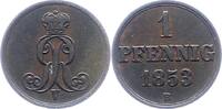 Braunschweig-Calenberg-Hannover Pfennig Georg V. 1851-1866. -