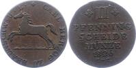 Braunschweig-Wolfenbüttel 2 Pfennig Karl 1815-1830. -