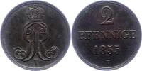 Braunschweig-Calenberg-Hannover 2 Pfennige Georg V. 1851-1866. -