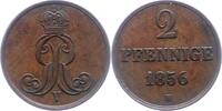 Braunschweig-Calenberg-Hannover 2 Pfennige Georg V. 1851-1866. -