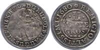 Braunschweig-Wolfenbüttel 2 Mariengroschen Rudolf August 1666-1685. -
