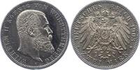 Württemberg 2 Mark Wilhelm II. 1891-1918. -