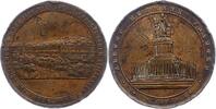 Bronzemedaille 1898 Lübeck-Stadt  Randfehler, Kratzer, fast sehr schön