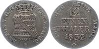 Sachsen-Albertinische Linie 1/12 Taler Anton 1827-1836. -