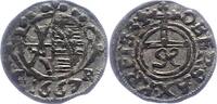 Sachsen-Albertinische Linie Pfennig Johann Georg II. 1656-1680. -
