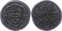 Sachsen-Albertinische Linie Pfennig Johann Georg IV. 1691-1694. -
