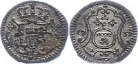 Pfennig 1752 Sachsen-Albertinische Linie Friedrich August II. 1733-1763. Schrötlingsfehler, vorzüglich
