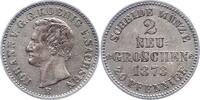 Sachsen-Albertinische Linie 2 Neugroschen Johann 1854-1873. -