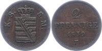 Sachsen-Albertinische Linie Pfennig Johann 1854-1873. -