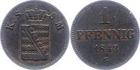 Sachsen-Albertinische Linie Pfennig Friedrich August II. 1836-1854. -
