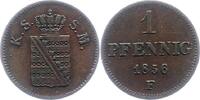 Sachsen-Albertinische Linie Pfennig Johann 1854-1873. -