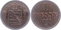 Sachsen-Albertinische Linie Pfennig Johann 1854-1873. -