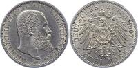 Württemberg 2 Mark Wilhelm II. 1891-1918. -
