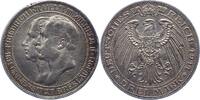 Preußen 3 Mark Wilhelm II. 1888-1918. -