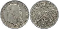 Württemberg 2 Mark Wilhelm II. 1891-1918. -