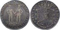 1/2 Taler 1687  RB Braunschweig-Wolfenbüttel Rudolf August und Anton Ulrich 1685-1704. Winz. Prägeschwäche, sehr schön
