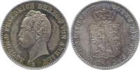 Anhalt-Dessau 1/6 Taler Leopold Friedrich 1817-1871. -