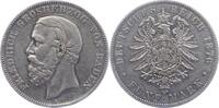 Baden 5 Mark Friedrich I. 1856-1907. -