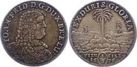 Braunschweig-Calenberg-Hannover 1/3 Palmbaumtaler Johann Friedrich 1665-1679. -