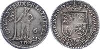 Braunschweig-Calenberg-Hannover 1/6 Taler Georg II. 1727-1760. -