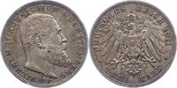 Württemberg 3 Mark Wilhelm II. 1891-1918. -