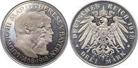 Bayern Silber Nachprägung 1 Ludwig III. 1913-1918. -