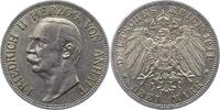 3 Mark 1911  A Anhalt Friedrich II. 1904-1918. Schöne Patina. Vorzüglich