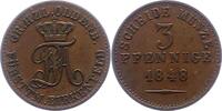 Oldenburg 3 Pfennig Paul Friedrich August 1829-1853. -