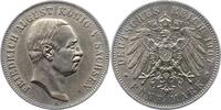 Sachsen 5 Mark Friedrich August III. 1904-1918. -