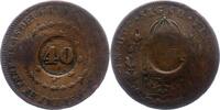 Brasilien 40 Reis Pedro I. 1826-1831. -