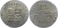 Sachsen-Albertinische Linie 1/12 Taler Anton 1827-1836. -