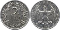 2 Mark 1925  J Weimarer Republik  Sehr schön