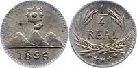 Guatemala 1/4 Real Republik 1821-2000. -