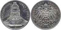 3 Mark 1913 Sachsen Friedrich August III. 1904-1918. Leicht gereinigt, vorzüglich