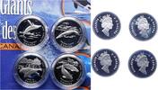 Set mit 4 x 50 Cent 1998 Kanada  Stempelglanz