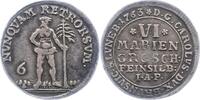 Braunschweig-Wolfenbüttel 6 Mariengroschen Karl I. 1735-1780. -