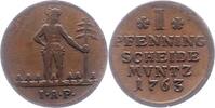 Braunschweig-Wolfenbüttel Pfennig Karl I. 1735-1780. -